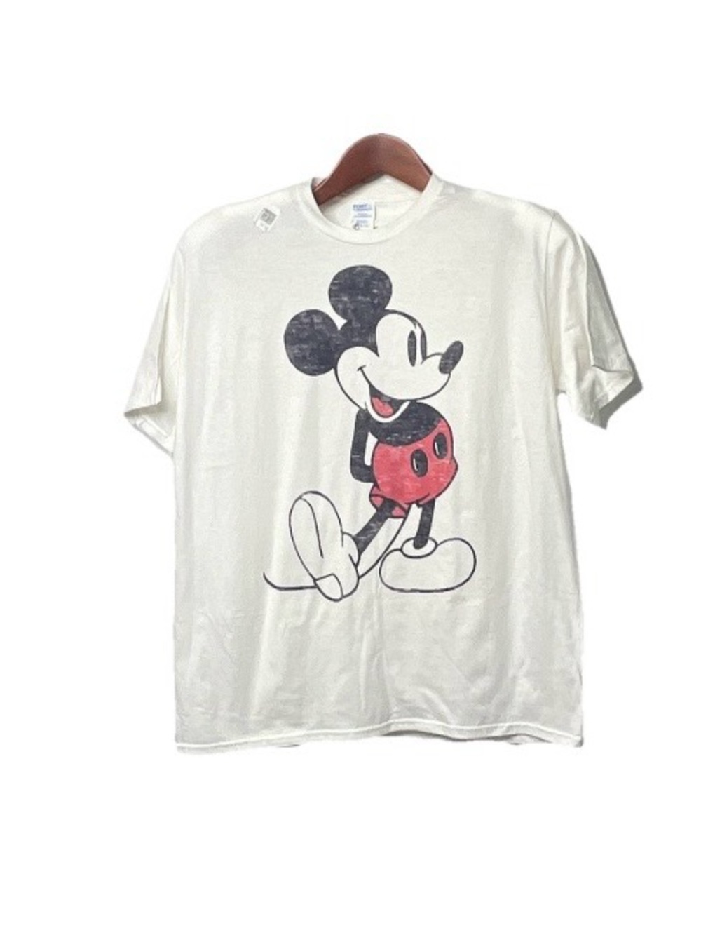 White Mickey Mouse Graphic Tee